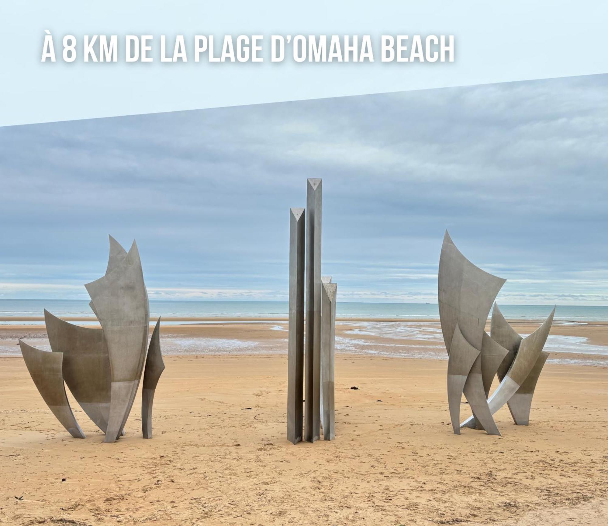 La Fromagerie Maison Lumineuse Et Spacieuse Beau Sejour 5 Ch 2 Wc 1 Sdb Grand Jardin Clos 5Mn A Pied Commerces 10 Mn Plage Omaha Beach Proche Plages Du Debarquement Trevieres Eksteriør bilde